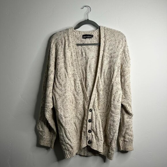 Cream oversized vintage cardigan size medium by Tony Lambert - Picture 1 of 6
